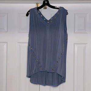 Just Cavalli dusky bluish gray grometssssss!! Top